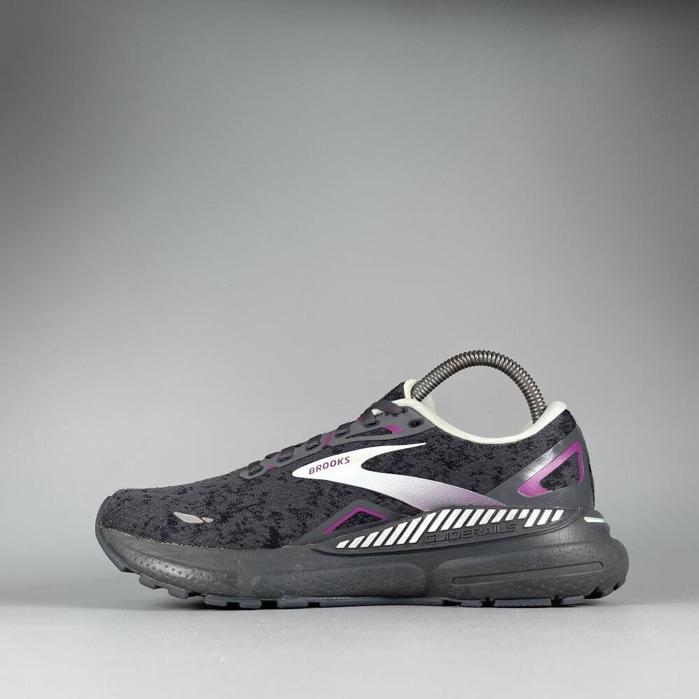 Brooks Adrenaline GTS 23 Women's Size 8 Black Athletic Running Shoes Sneakers - Picture 7 of 9